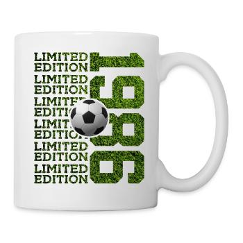 ÉDITION LIMITÉE FOOTBALL 1986 40E ANNIVERSAIRE - Mug blanc - blanc - Droite
