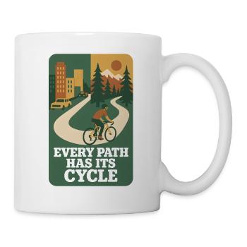 Any Path | Bicycle - Mug - white - Right
