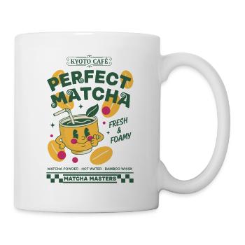 Perfect Matcha Kyoto Cafe Fresh And Foamy Matcha - Mug - white - Right