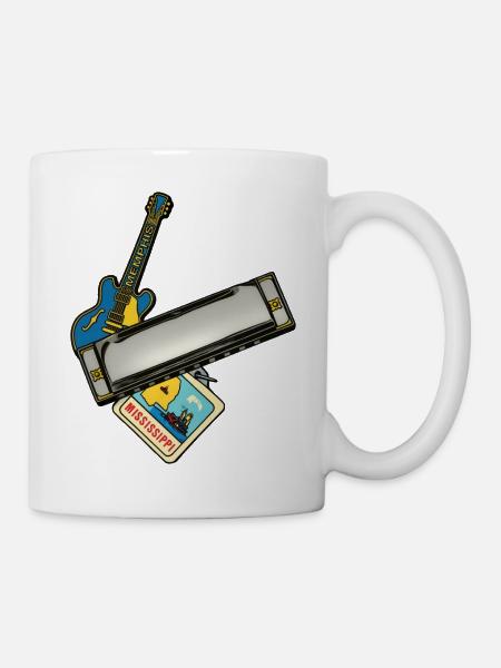 THE BLUES ROAD #1 - sound & vision - Mug - white