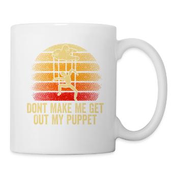 Coucher de soleil marionnette sur des ficelles - Mug blanc - blanc - Droite