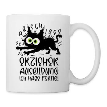 Educator Training 2026 I'm done! Cat - Mug - white - Right
