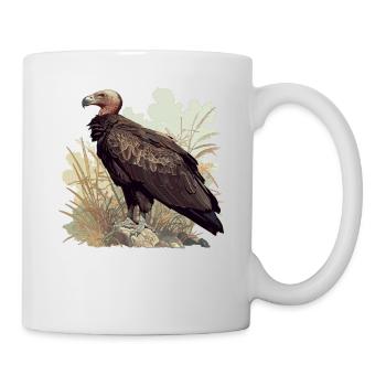 Geier - Tasse - Weiß - Rechts