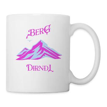 Pastel néon Berg Dirndl - Mug blanc - blanc - Droite