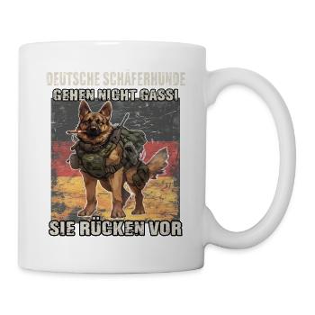 Hunde Sprüche Hundebesitzer Geschenk Schäferhund - Tasse - Weiß - Rechts