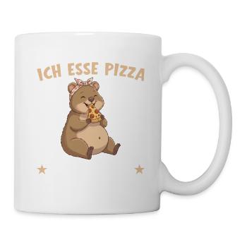 Pregnancy Announce Pizza Quokka Mom - Mug - white - Right