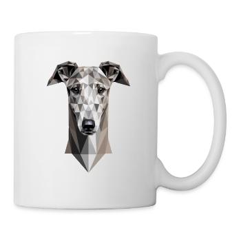 Lévrier amoureux des chiens de chasse amoureux des lévriers - Mug blanc - blanc - Droite