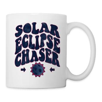 Solar eclipse chaser - Tasse - Weiß - Rechts