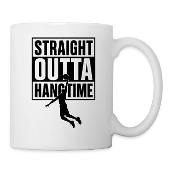 Straight Outta Hangtime Basketball Sports - Mug - white - Right