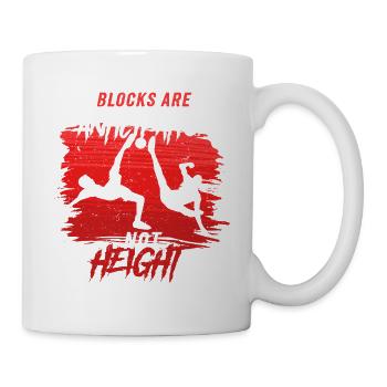 Sepak Takraw Blocks Are Anticipation - Mug - white - Right