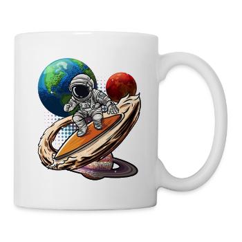 Astronaut Wave Rider Cosmos - Mug - white - Right