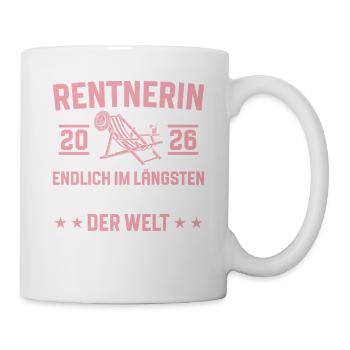 Retraite du plus long week-end 2026 - Mug blanc - blanc - Droite