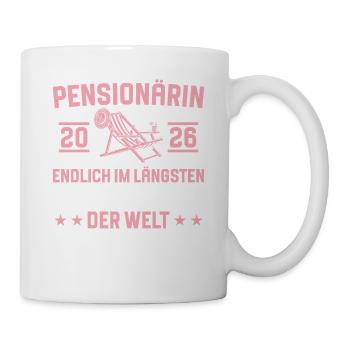 Pension du plus long week-end 2026 pour retraité - Mug blanc - blanc - Droite