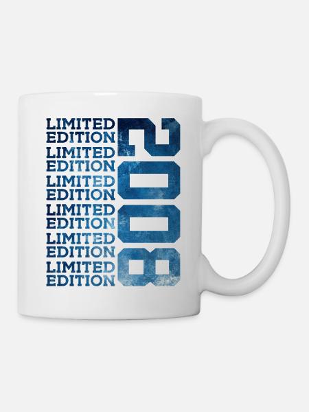 LIMITED EDITION 2008 18 JAHRE 18. GEBURTSTAG - Tasse - Weiß