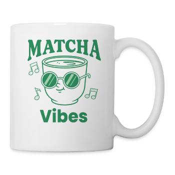 Matcha Vibes Green Tea Matcha Latte Lover Japanese - Mug - white - Right