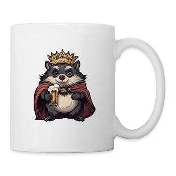 Hedgehog Beer King - Mug - white - Right