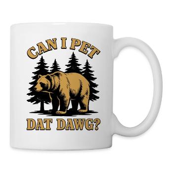 Can I Pet Dat Dawg, Hiking, Hiking - Mug - white - Right