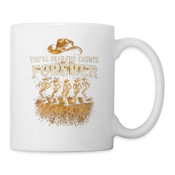Danse en ligne Danseuse en ligne Écoute les Comtes pour Toujours - Mug blanc - blanc - Droite