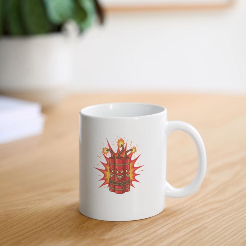 Exploding Dynamite Art Mug