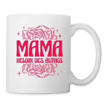 Mom Heroine of Everyday Retro Floral Design - Mug - white - Right