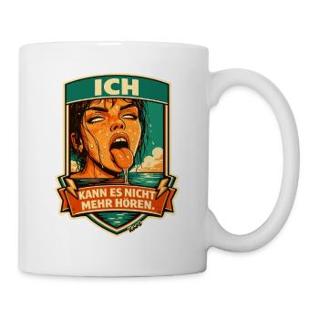 Je ne l’entends plus – Provocateur - Mug blanc - blanc - Droite