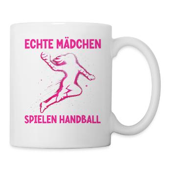 Handball Liebhaber Handball Sport Spieler Handball - Tasse - Weiß - Rechts