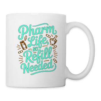 Hospital Pharmacist Pharm Life Medication Safety - Mug - white - Right