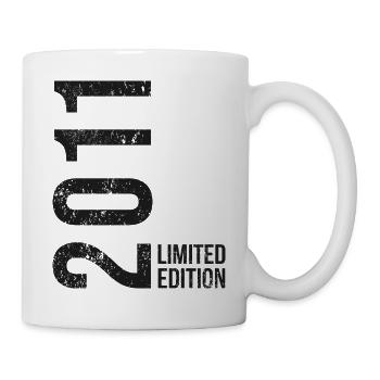 15 Jahre – Jahrgang 2011 Geschenkidee - Tasse - Weiß - Rechts