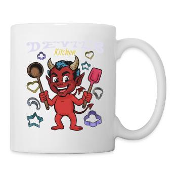 Devil's Kitchen Cooking Devil - Mug - white - Right