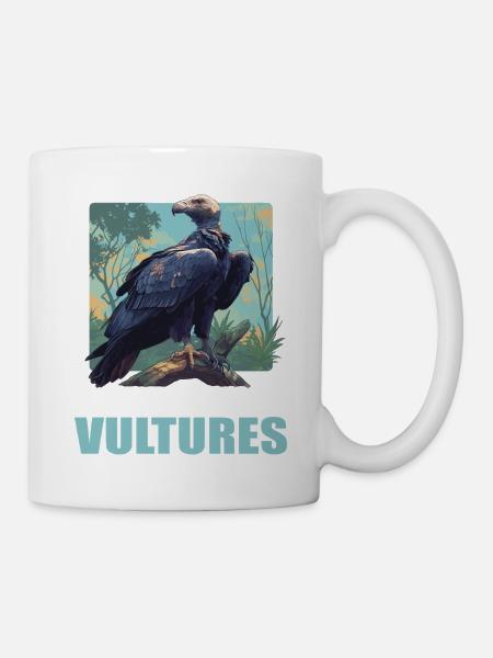 Geier - Tasse - Weiß