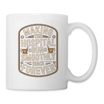 Hospital Pharmacist Making The Hospital Acute Care - Mug - white - Right