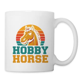 Team Hobby Horse Retro Hobby Horsing - Tasse - Weiß - Rechts