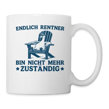 Finally pensioner am no longer responsible goose - Mug - white - Right