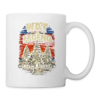 Cambodge Wat cambodgien Une légende - Mug blanc - blanc - Droite