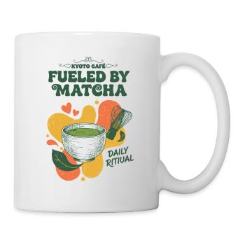 Fueled By Matcha Kyoto Cafe Daily Ritual Tea - Mug - white - Right