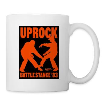 Uprock Battle Stance Hip-Hop 83 - Tasse - Weiß - Rechts