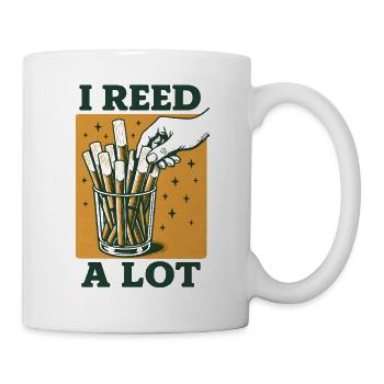 I Reed A Lot | Clarinet Pun - Mug - white - Right