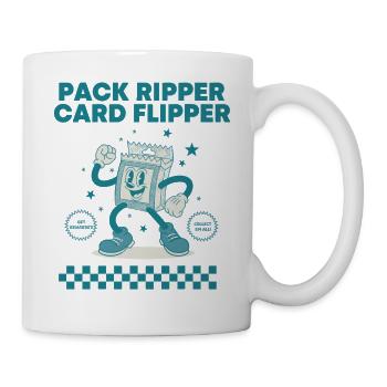 Pack Ripper Card Flipper Trading Card Booster Pack - Tasse - Weiß - Rechts