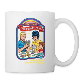 Tut mir leid, ich kann nicht. Ich öffne Packs, Card Hunter. - Tasse - Weiß - Rechts