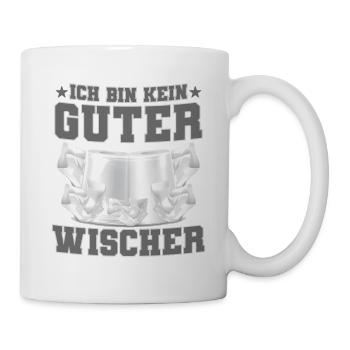 Toilettenpapier Ich Bin Ein Guter Wischer - Tasse - Weiß - Rechts