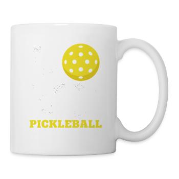 J’adore le pickleball - Paddle Sport Stressed - Mug blanc - blanc - Droite