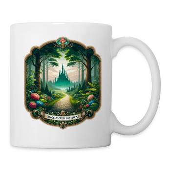 Enchanted path to the castle - Mug - white - Right