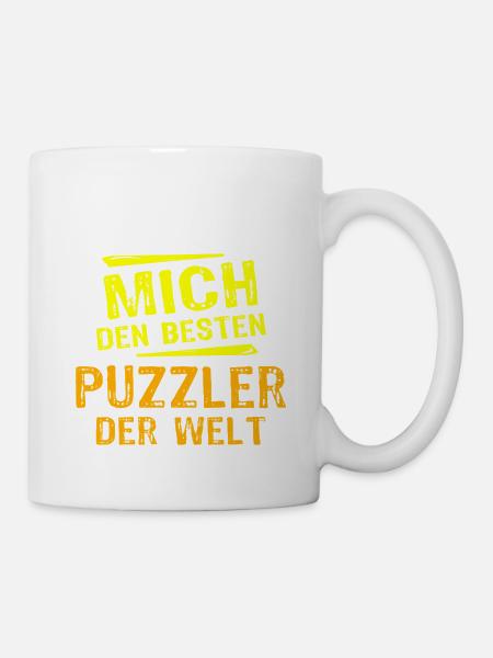 Puzzler Geschenk - Tasse - Weiß