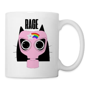 Rage Kitty Cat Protest - Mug - white - Right