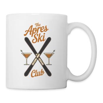 The Apres Ski Club Party Wintersport Berge - Tasse - Weiß - Rechts