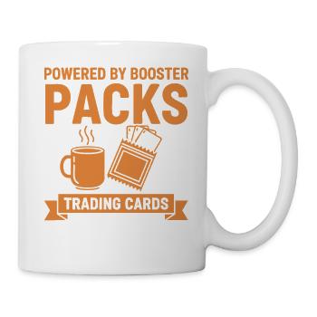 Angetrieben von Booster Packs Sammelkarten-Sammler - Tasse - Weiß - Rechts