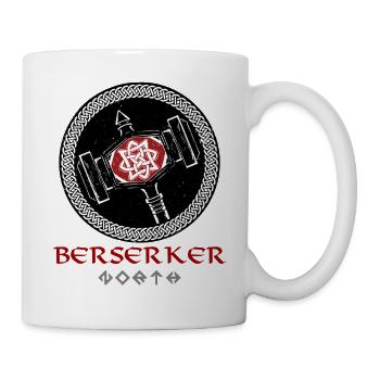 Berserker Bär – Wikinger Krieger aus Valhalla - Tasse - Weiß - Rechts