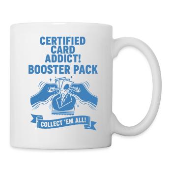 Certified Card Addict Booster Pack Collect Em All - Tasse - Weiß - Rechts