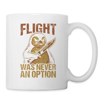 Combattre un manchot à l’épée - Mug blanc - blanc - Droite