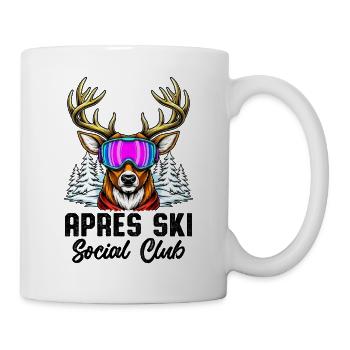 Apres Ski Social Club Hirsch - Mug - white - Right